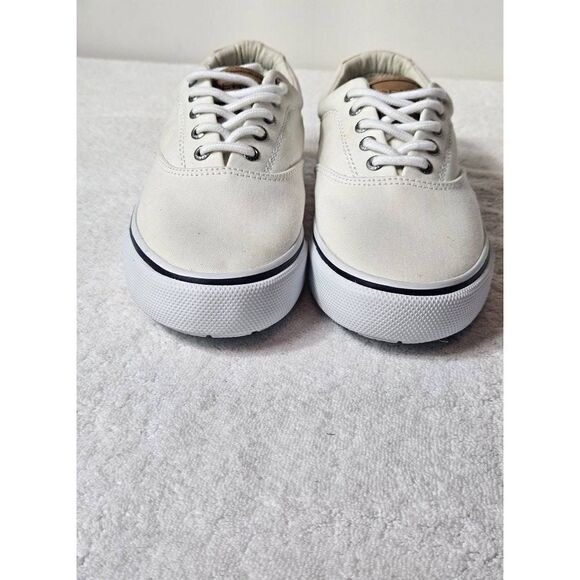 Sperry mens top sider canvas shoes Nwob - Picture 4 of 9